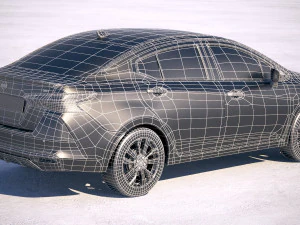 Nissan Versa 2020 3D Model