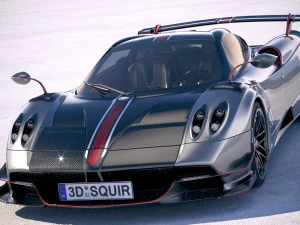 Pagani Huayra Roadster 2020 3D Model