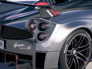 Pagani Huayra Roadster 2020 3D Модель