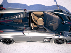 Pagani Huayra Roadster 2020 3D Модель