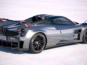 Pagani Huayra Roadster 2020 3D Model
