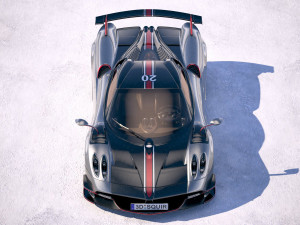 Pagani Huayra Roadster 2020 3D Модель
