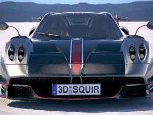 Pagani Huayra Roadster 2020 3D Model