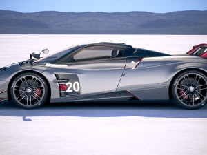 Pagani Huayra Roadster 2020 3D Модель