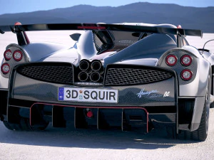 Pagani Huayra Roadster 2020 3D Model
