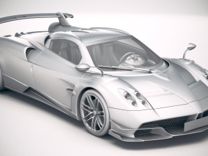Pagani Huayra Roadster 2020 3D Модель