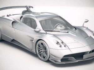 Pagani Huayra Roadster 2020 3D Model