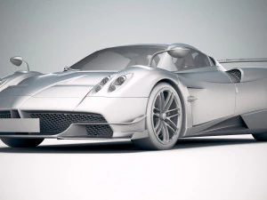 Pagani Huayra Roadster 2020 3D Model