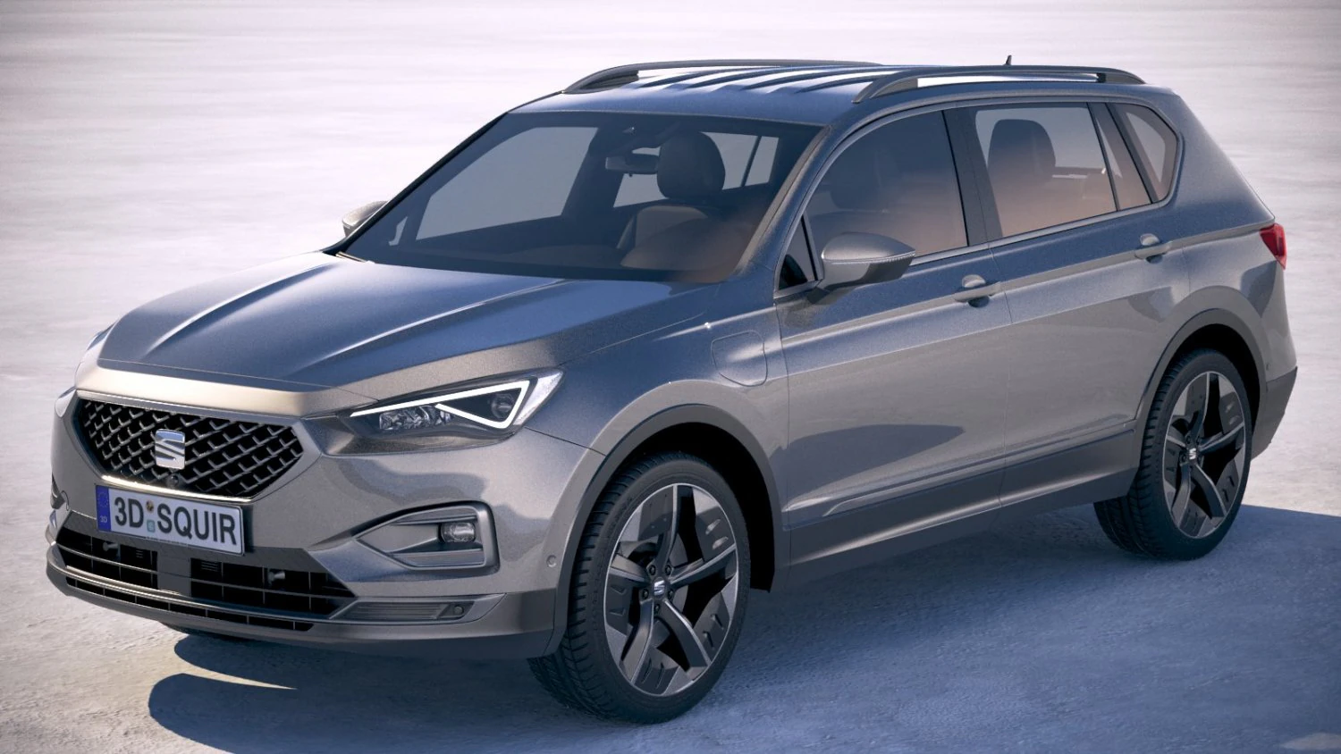 Seat Tarraco Phev 2020 3D Model .c4d .max .obj .3ds .fbx .stl .blend 