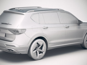 Seat Tarraco Phev 2020 3D Model