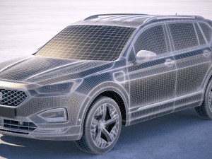Seat Tarraco Phev 2020 3D Model