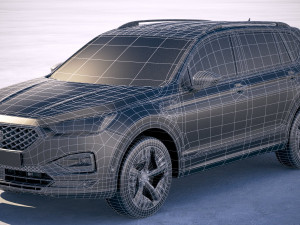 Seat Tarraco Phev 2020 3D Model
