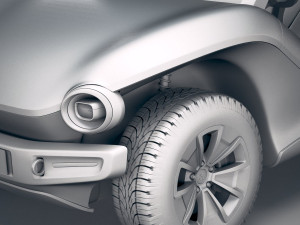 Volkswagen ID Buggy 2020 3D Model