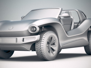 Volkswagen ID Buggy 2020 3D Model