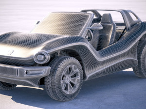 Volkswagen ID Buggy 2020 3D Model