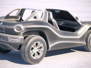Volkswagen ID Buggy 2020 3D Model