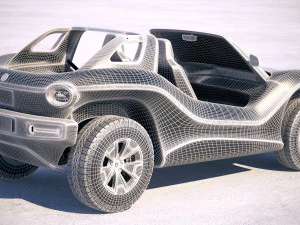 Volkswagen ID Buggy 2020 3D Model