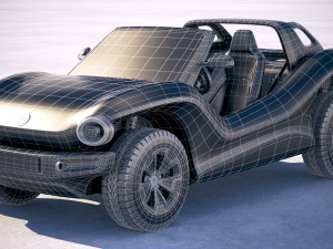 Volkswagen ID Buggy 2020 3D Model