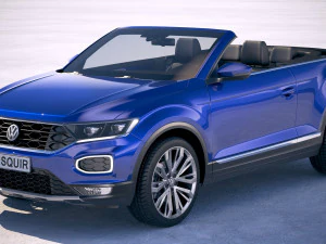 Volkswagen T-roc Cabrio 2020 3D Model