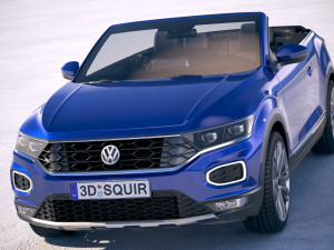 Volkswagen T-roc Cabrio 2020 3D Модель
