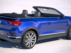 Volkswagen T-roc Cabrio 2020 3D Модель