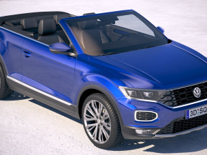 Volkswagen T-roc Cabrio 2020 3D Модель