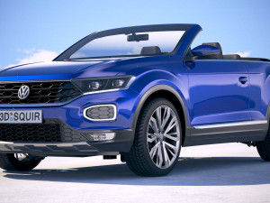 Volkswagen T-roc Cabrio 2020 3D Модель