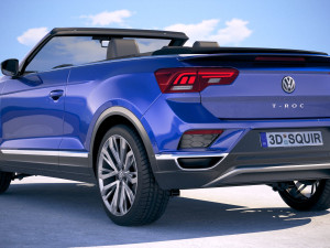 Volkswagen T-roc Cabrio 2020 3D Модель