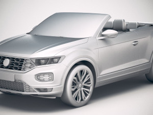 Volkswagen T-roc Cabrio 2020 3D Модель
