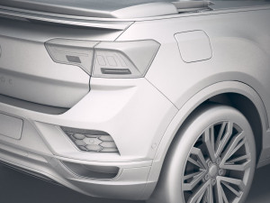 Volkswagen T-roc Cabrio 2020 3D Модель