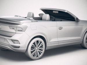 Volkswagen T-roc Cabrio 2020 3D Модель