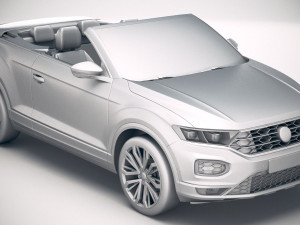 Volkswagen T-roc Cabrio 2020 3D Модель