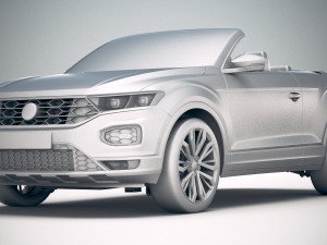 Volkswagen T-roc Cabrio 2020 3D Модель
