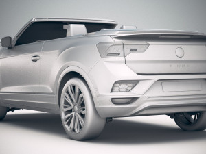 Volkswagen T-roc Cabrio 2020 3D Модель