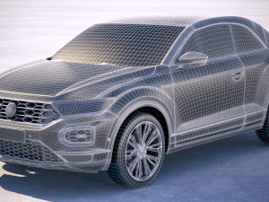 Volkswagen T-roc Cabrio 2020 3D Модель