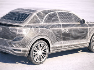 Volkswagen T-roc Cabrio 2020 3D Модель