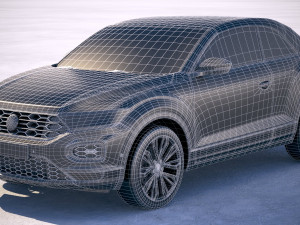 Volkswagen T-roc Cabrio 2020 3D Модель