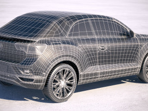 Volkswagen T-roc Cabrio 2020 3D Модель