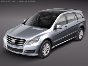Mercedes-Benz R-class 2011 3D Модель