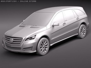 Mercedes-Benz R-class 2011 3D Model