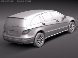 Mercedes-Benz R-class 2011 3D Model