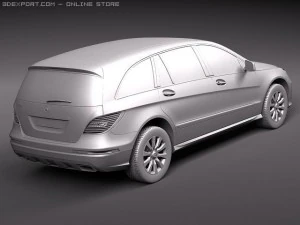 Mercedes-Benz R-class 2011 3D Model