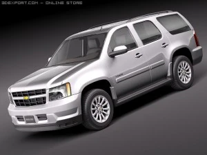雪佛兰 Tahoe 混合动力车 2010 3D 模型