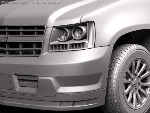 Chevrolet Tahoe Hybrid 2010 3D-Modell