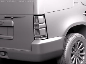 Chevrolet Tahoe Hybrid 2010 3D Model