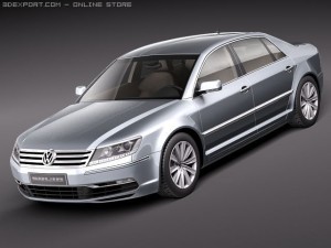 volkswagen phaeton 2011 3D Model