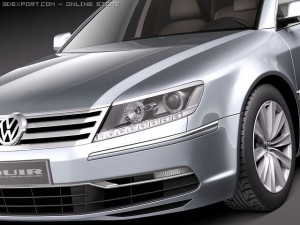 Volkswagen Phaeton 2011 3D 模型