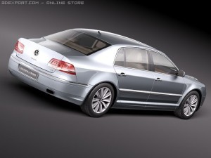 Volkswagen Phaeton 2011 3D 模型