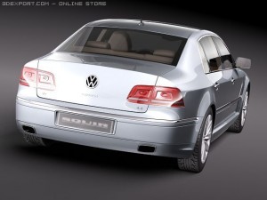 Volkswagen Phaeton 2011 3D 模型