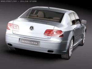 Volkswagen Phaeton 2011 3D Model